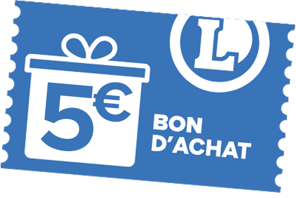 BON D'ACHAT 5€ pour 40€ d'achat